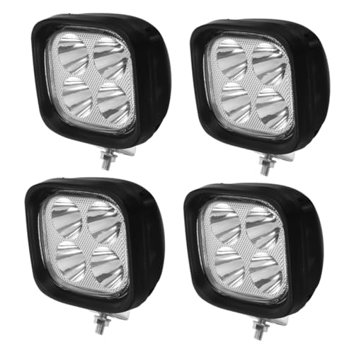 SOIMISS 4 pezzi Fari LED per Carrello Elevatore Luci di Lavoro Frontali Potenti e Resistenti Facili da Installare per Migliorar Visibilità Sicurezza in Ambienti Industriali