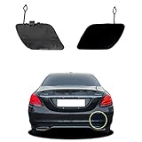 Car Rear Bumper Tow Hook Cover Compatible with Mercedes-Benz C-Class W205 C180 C200 C220 C250 C280 C300 C320 C350 2014 2015 2016 2017 2018 Trailer Cover Cap 2058850224 Small Lid Towing Eye Cap
