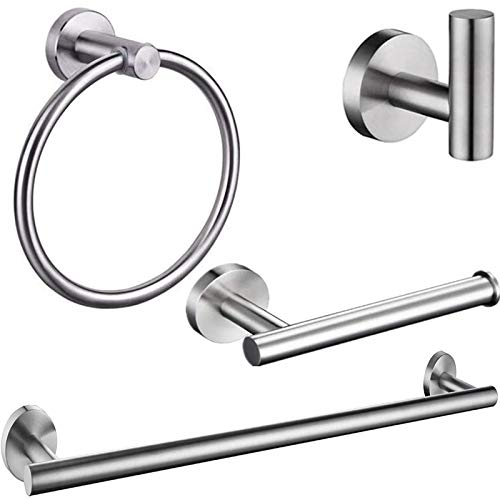 Gecious Badezimmer-Zubehör-Set aus Nickel, 61 cm Cover
