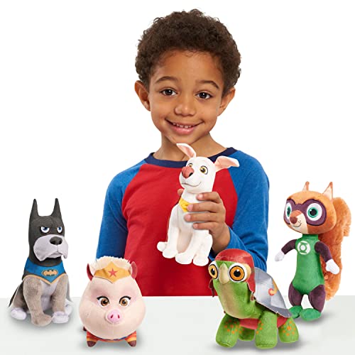 Dc Super-Pets Small Plush 5-Piece Set Stuffed Animals, Kids Toys For Ages 3 Up, Basket Stuffers And Small Gifts, Amazon Exclusive #TOP1
