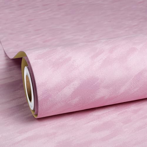 ReWallpaper Pink Velvet Wallpaper Peel and Stick Elegant Pastel P...