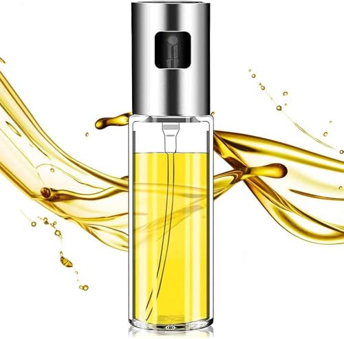 Image of Oblivion Oil Plastic Bottle Dispenser With Lid Clear Drip Free Spout Controlled - Oil Dispenser for Cooking, Easy Flow and Vinegar Bottle - Pourer Liquid Dispenser Transparent & Unbreakable (100 ML)