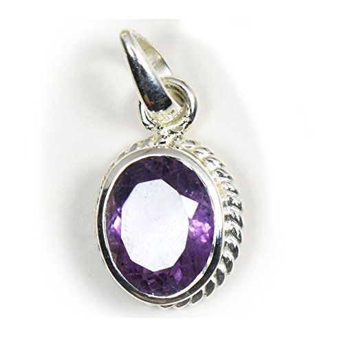 Pendentif améthyste naturelle et argent 925, un bijou d'exception - 3