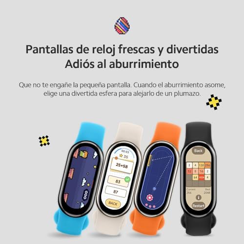 XIAOMI Smart Band 8 Fitness Tracker, 1.62 Inch AMOLED Display, 16 Days Battery Life, 5ATM, SpO2 Tracking, Sleep and Pulse Monitoring, 150+ Training Modes, Pedometer, Graphite Black