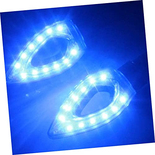 Wakauto 2 Peças Luz De Neblina Para Motocicleta Indicadores De Luz De LED Para Motocicleta Sinal De