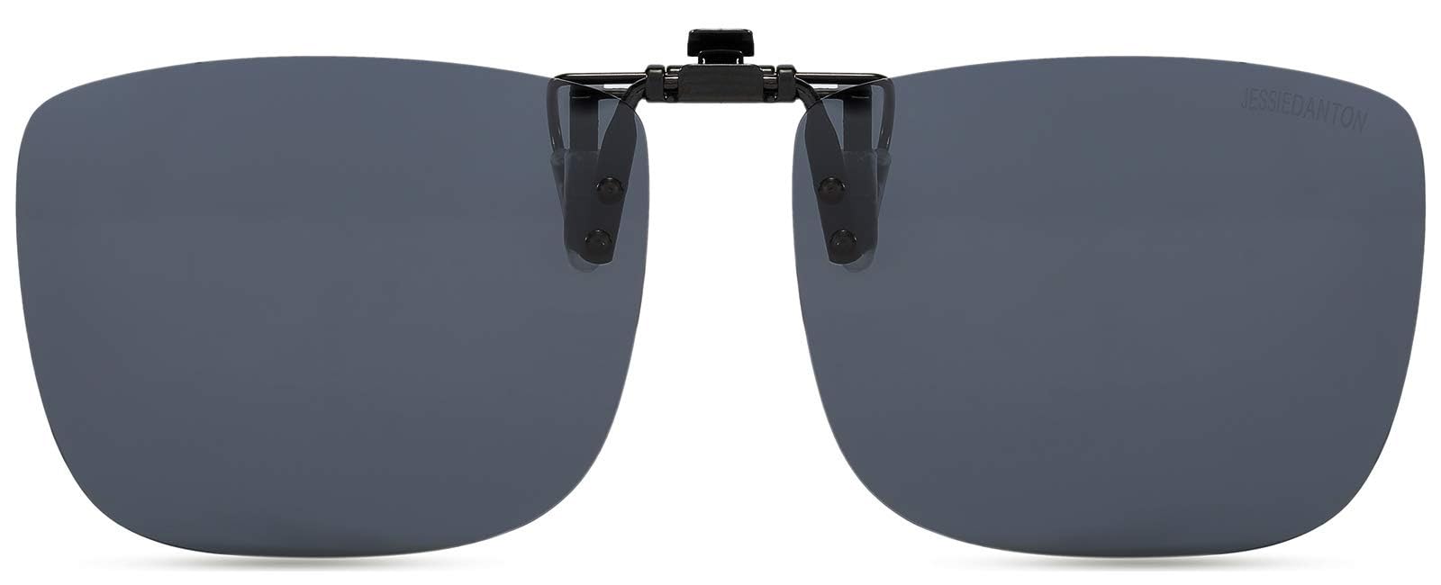 Polarized Clip On Sunglasses Over Prescription Glasses for Men Women UV Protection