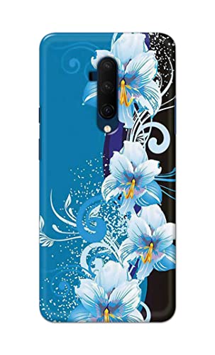 Image of PRINTFIDAA Beautiful Floral Design Printed Designer Hard Case for OnePlus 7T Pro Back Cover -(e) RPM1006
