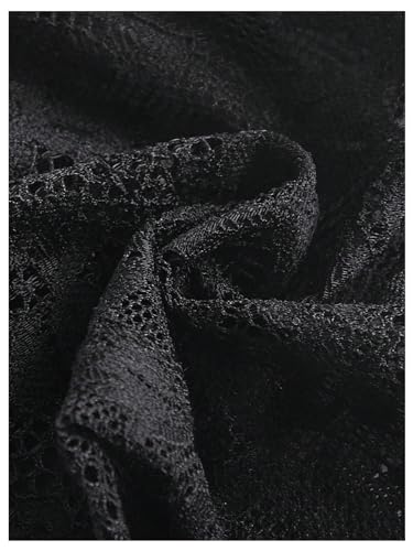 SHENHE Women's Y2K Leather Tank Tops Lace Up Studded Mesh Goth Grunge Crop Tops3