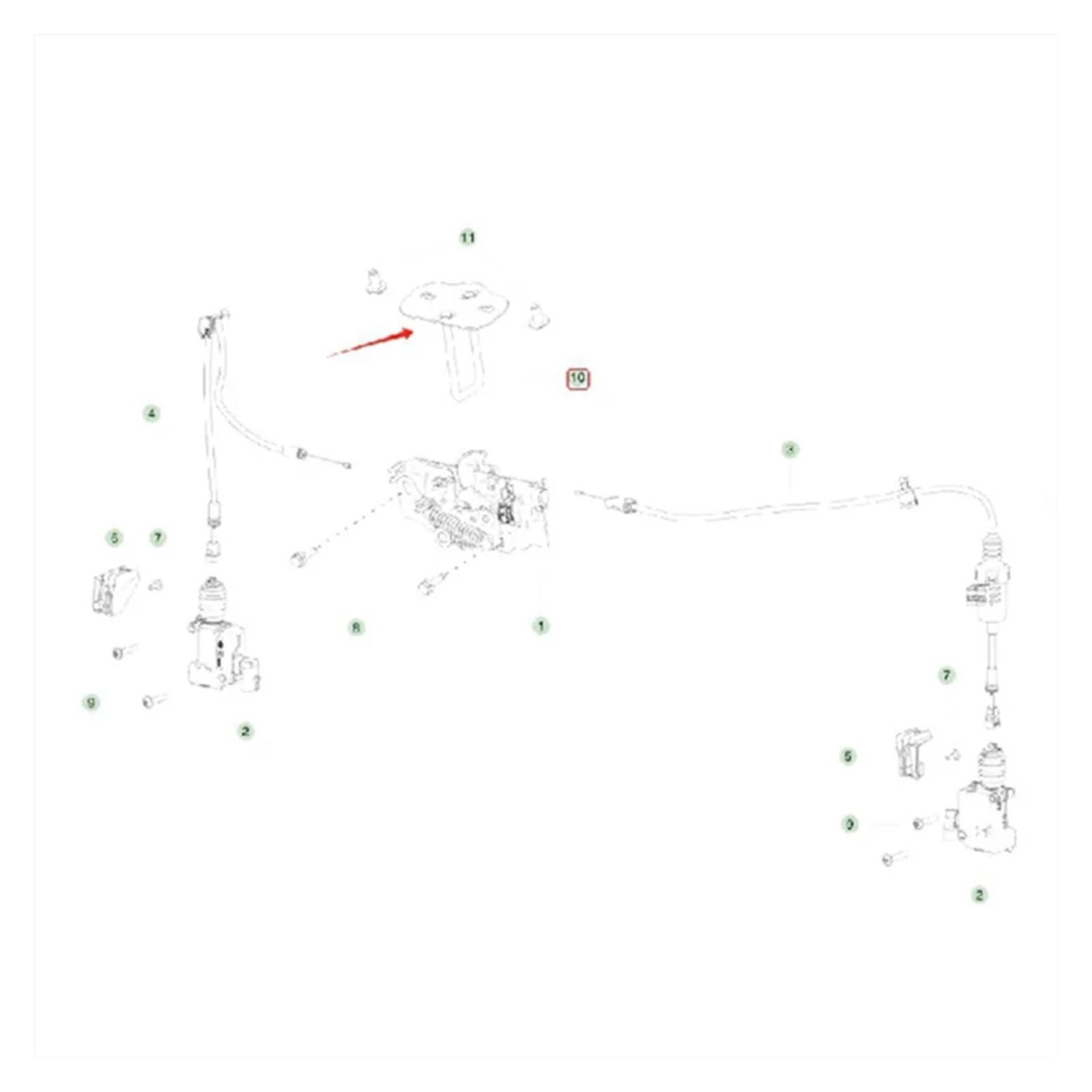 Chiusura di bloccaggio cofano anteriore Blocco cofano auto per gancio motore 1033015-00-E per Tesla per modello X 2015-2021
