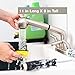 Universal Laundry Tub Faucet by VETTA, Double Handle Pull Out Spray Spout, Non-Metallic ABS Plastic, Stainless Steel Finish