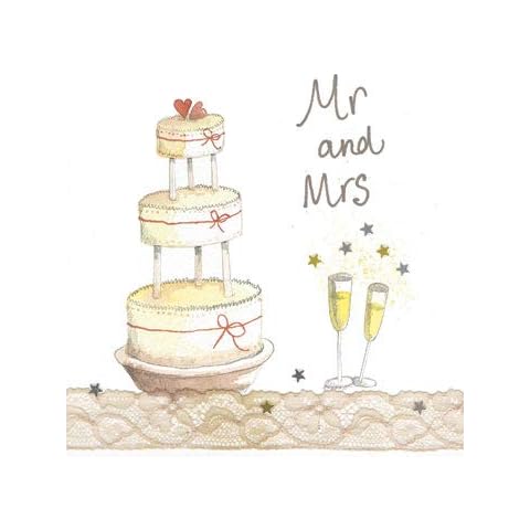 Alex Clark Mr and Mrs Wedding Card Cover