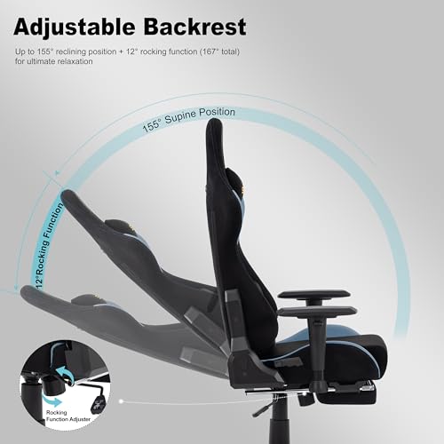 Symino Gaming Chair with Footrest Review UK 2026