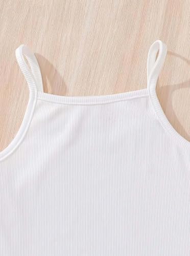 Hilinker Girls Long Sleeve 3 Piece Outfits Graphic Crop Tee and Cami Top with Pants Set4