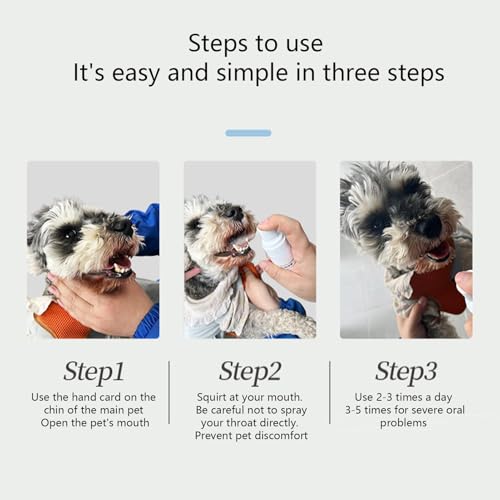 Spray de higiene bucal para animais de estimação, spray de limpeza de dentes para animais de estimaç