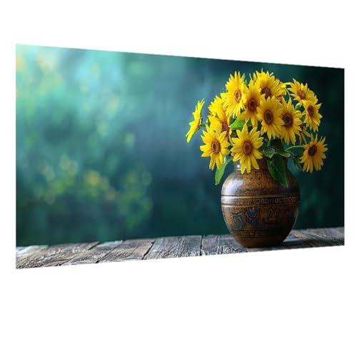 Peinture diamant fleur pour sublimer votre salon avec un magnifique kit d'art créatif 5D.