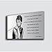 Quadro moderno AUDREY HEPBURN - STAMPA SU TELA Quadri Moderni Arte Cucina Soggiorno Camera da letto Design Arredo Arredamento Casa printerland.it (30x50 cm)