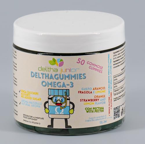 Gommose Omega-3 bambini con DHA, EPA e Vitamina D
