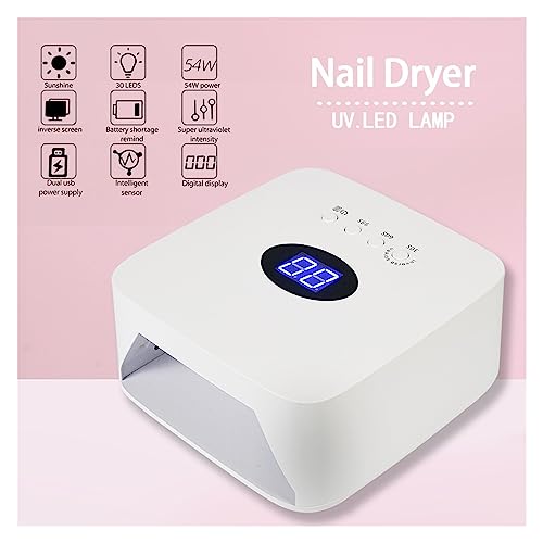 Sèche machine UV lumière ongles sans fil pour fixer le vernis - 3