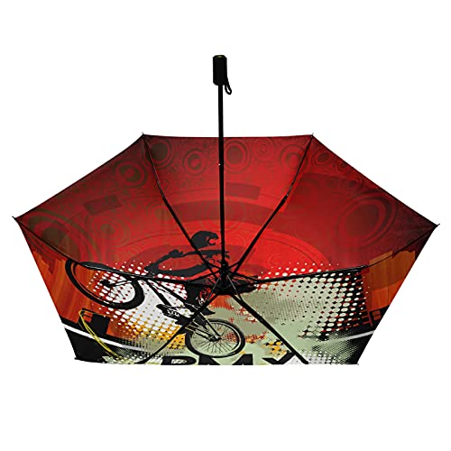 Parapluie portable pour vélo et motocross : fini la pluie et les UV en route
