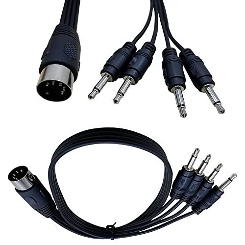 AKNPMHT 5sMIDI DINP[uMIDIL[{[hpMIDIP[uDINIX - 4*3.5mm 3ɃIXiVZTCU[/IK/dqsAm/MIDIM^[jVXeyptH[}XMo 50CM