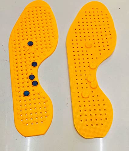Image of Percare Acupressure Shoe Sole /Magnetic Shoe Sole(Yellow)