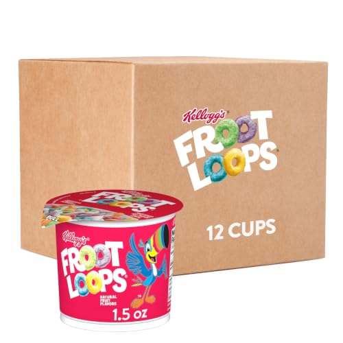 Kellogg's Froot Loops Breakfast Cereal Cups...