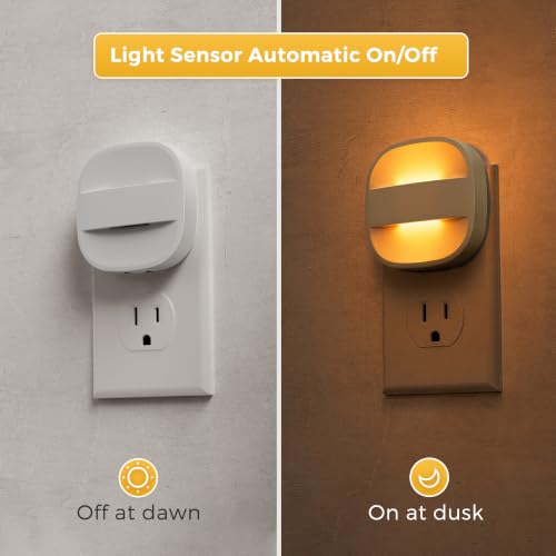 Image of L LOHAS LED Night Lights Plug into Wall,Dusk to Dawn Sensor Night Light