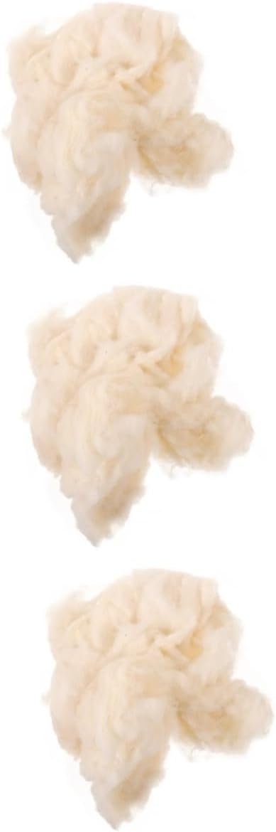 OSALADI 3pcs Wool Felting Craft Supplies Soft Needle Felting Wool for Projects Material for Boys and Girls and Adults to Use for Creative Fun
