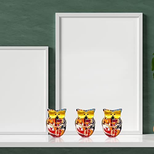 Owl Statue Home Decor, Small Owl Bird Animal Statue Owl Decor Statue Sculpture Collectible Figurines Owls Figurines For Office Kitchen Living Room Bedroom Decoratio #TOP6