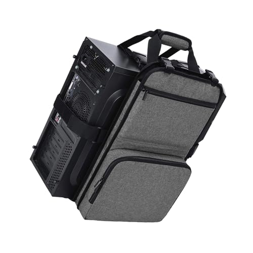 Funda de transporte para ordenador para proteger torre teclado y auriculares de golpes