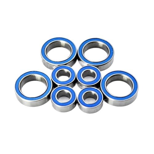 Roulement à billes 5x10x4mm et 10x15x4mm : kit de 8 pièces étanches