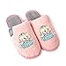 YZZR Genshin Impact Barbara Pantoufles Peluche,Chaussons Maison Anime Hiver Chaud Personnage Jeu Motif Hiver Chaud Cartoon