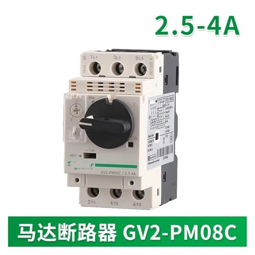Disyuntor de protección motor GV2PM32C con selector rotativo 0,1A-32A 2