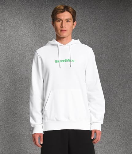 Image of THE NORTH FACE Men's Graphic Injection Hoodie, TNF White /Chlrplgn, Large