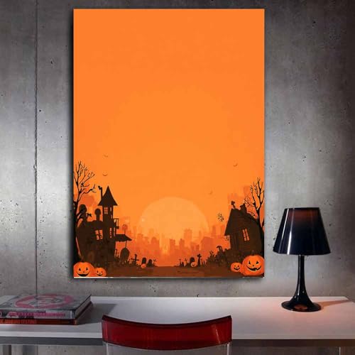 Impressions de posters d'Halloween pour décorer les salons