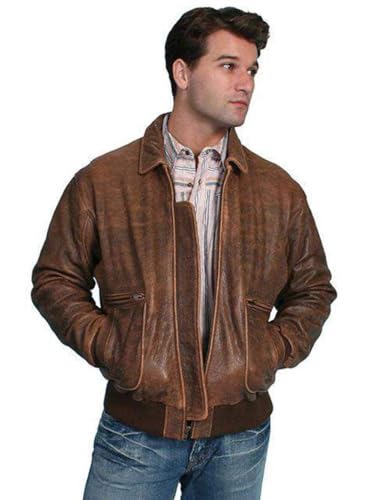 Image of Scully Men's Vintage Bomber Jacket - 714-12
