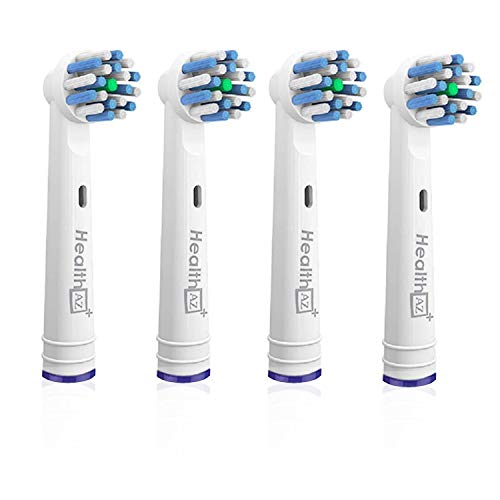 HealthAZ EB50P Ersatzbürstenköpfe, kompatibel mit Oral B, elektrische Zahnbürstenköpfe, funktioniert mit Kreuz, Präzision, Aufhellung und Zahnseide Cover