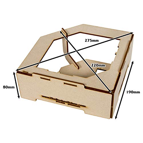 Image of The Broken Token Modular Paint Rack - 90 Wedge Riser for Modular Paint Racks - Customize Your Setup, Reach Your Bottles, Brushes and Pots with Easy Organization & Access