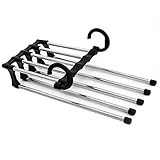 2. Multifunción: se puede colgar horizontalmente, secar fácilmente o suspender verticalmente para guardar ropa y ahorrar espacio.