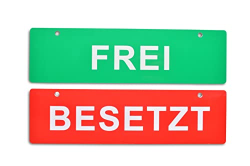 SynMe Placa reversible (plástico ABS, brillante), 18 x 5 x 0,3 cm, con agujeros preperforados (diámetro 4 mm) - Textos grandes grabados - Se puede combinar con cordón/cadena a voluntad (envío sin) Cover