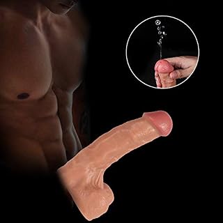 Siminey Lifelike Flesh Color Squirting Ðịdlǒ for Womẹn 7 Ịnch High-Grade Silicone Soft