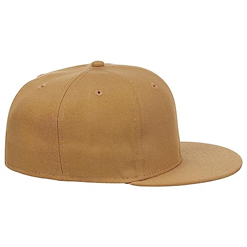 Image of Lids Blank Premium Full Court w /Colored Under Visor Fitted Cap