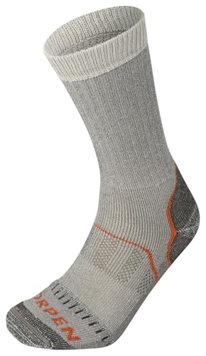 T2 Hunting Extreme Crew Unisex Sock, Perfect for Hunting, Eco-Friendly & Sustainable, Cushioned, Brown, Size Extra Large