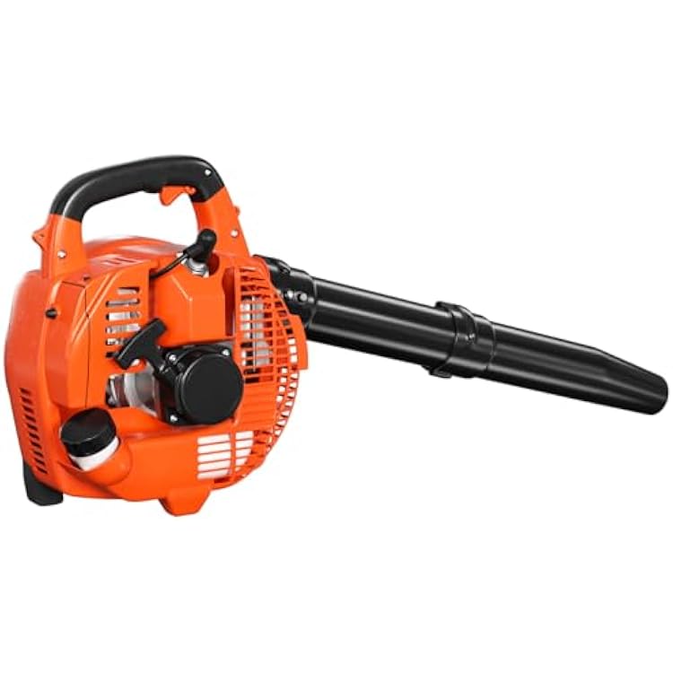 63CC Gas Backpack Leaf Blower, 665 CFM 200 MPH Professional Commercial Grade Blower with Variable Speed, Easy Start Engine for Yard Waste, Lawn Debris, Leaves (28CC)