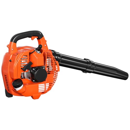 28CC 2-Cycle Gas Handheld Leaf Blower, 475 CFM 200 MPH Lightweight Power Blower...