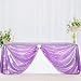 Produktbild Poise3EHome Rechteckige Pailletten-Tischdecke für Party, Kuchen, Dessert, Tisch, Ausstellungen, Veranstaltungen, Lavendel