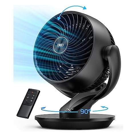 Dreo 9 Inch Quiet Table Fans for Home Whole Room Cover