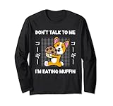 Kawaii Corgi Don't Talk To Me I'm Eating Muffin