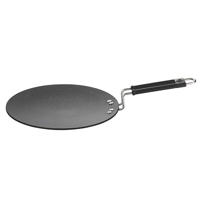 Borosil Granito 5 Layer Non-Stick Fry Pan | Gas and Induction Compatible Frying Pans with 4MM Thick Body | Dishwasher Safe | PFOA-Free Coating & Healthy Cooking (Granite Finish, 28cm Diameter)