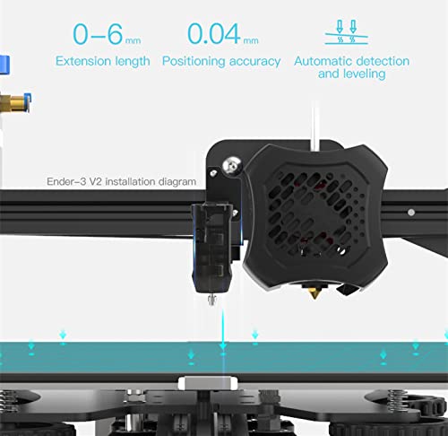 CREALITY CR Touch Auto Bed Leveling Kit, Upgrade Level Sensor for Ender 3 v2/ Ender 3/ Ender 3 Pro/Ender 5/Ender 5 Pro/CR10 3D Printer with 32 bit V4.2.2/V4.2.7 Mainboard